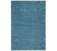 Safavieh August Shag Collection Tapis décoratif - 0,6 x 0,9 m, Turquoise, Design Solide, ne perd Pas Ses Poils et Facile d'entretien, 3 cm d'épaisseur, idéal pour Les Zones à Forte Circulation dans