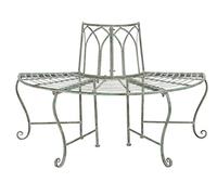 SAFAVIEH Banc extérieur Métal, Vert foncé, 60 x 127 x 78 cm