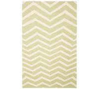 Safavieh Cambridge Cam714 Tapis d'intérieur rectangulaire touffeté à la Main Vert/Ivoire 91 x 152 cm pour Salon, Chambre à Coucher ou Tout Espace intérieur