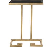 Safavieh EAF2529A Ella Table d'Appoint Métal Or/Verre Blanc 39 x 25 x 53,34 cm