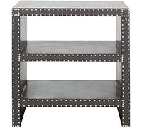 Safavieh EAF9502A Azeo Table d'Appoint Bois Gris 59 x 39 x 59,94 cm
