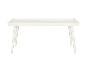 Safavieh Elias Table Basse, ECF5700A, Blanc, 55 X 106 X 48,26 cm
