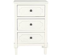 Safavieh EUH5723B Cleo Côté Poitrine Meuble de Rangement Pin Blanc 43 x 33 x 66,04 cm