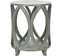 Safavieh EUH6607B Sophie Table d'Appoint Bois Cendre Grise 50 x 50 x 62,23 cm
