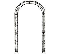 SAFAVIEH Gazebo Moderne en métal, Brun Rustique, 123 × 47 × 213