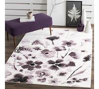 Safavieh Mcr4571d Ams108 K-214 Multi glissières, Polypropylène, Ivory/Purple, 3' x 5'