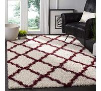 Safavieh Mcr4571d Dallas Cormoran Collection Sgd257r Ivoire et Rouge Zone Tapis, 3 'x 5'