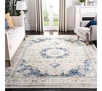 Safavieh Mcr4571d Evoke Collection Evk220 C Ivoire et Bleu Vintage Zone Tapis, Polypropylène, Ivory/Blue, 3' x 5'