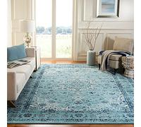 Safavieh Mcr4571d Evoke Collection Evk220 C Ivoire et Bleu Vintage Zone Tapis, Polypropylène, Light Blue/Light Blue, 3' x 5'