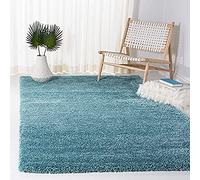 Safavieh Mcr4571d Milan Cormoran Collection Cormoran Zone Tapis, Polypropylène, Bleu Eau, 7' Square