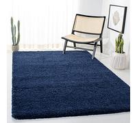 Safavieh Mcr4571d Milan Cormoran Collection Cormoran Zone Tapis, Polypropylène, Bleu Marine, 4' x 6'