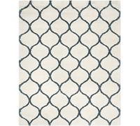 Safavieh Mcr4571d Zoey Cormoran Tapis, Gris/Ivoire, 91 x 152 x 5.0 Cm-p, Polypropylène, Ivory/Slate Blue, 6' x 9'
