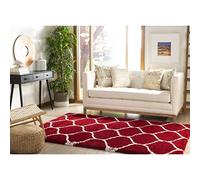 Safavieh Mcr4571d Zoey Cormoran Tapis, Gris/Ivoire, 91 x 152 x 5.0 Cm-p, Polypropylène, Rouge/Ivoire, 3' x 5'
