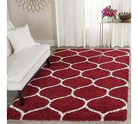 Safavieh Mcr4571d Zoey Cormoran Tapis, Gris/Ivoire, 91 x 152 x 5.0 Cm-p, Polypropylène, Rouge/Ivoire, 6' x 9'