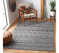 Safavieh Milani Tapis tissé en polypropylène 160 X 230 cm Anthracite/Ivoire.