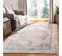 Safavieh Oregon ORE895 Tapis d'intérieur Classique tissé rectangulaire, 122 x 183 cm pour Salon, Chambre à Coucher ou Tout Espace intérieur Beige/Gris