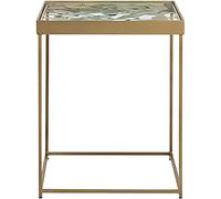 SAFAVIEH Paige Leaf Table Auxiliaire, EAF3218A, Laiton Antique, 40 X 40 X 50,8 cm