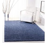 Safavieh Primo Shag Collection Tapis à Poils Longs pour Salon, Salle à Manger, Chambre à Coucher Bleu 122 x 183 cm