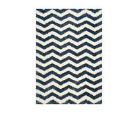 Safavieh Reese Tapis Polypropylène/Polyester Ivoire/Bleu 121 X 121 cm