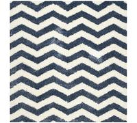 Safavieh Reese Tapis Polypropylène/Polyester Ivoire/Bleu 200 X 200 cm