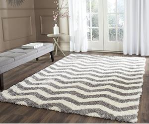 Safavieh Reese Tapis Polypropylène/Polyester Ivoire/Gris 160 X 228 cm