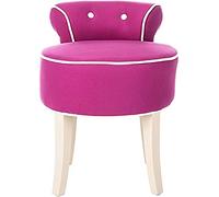 Safavieh SEU4546R Gabriella Tabouret de Toilette Gabriella Coton Fuchsia 45 x 48 x 57,91 cm