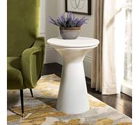 Safavieh Table d'appoint en marbre Blanc EAT7203B