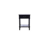 SAFAVIEH Tables d'appoint Modernes en Bois, Noir, 50 x 40 x 65 cm