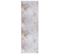 Safavieh Tapis Abstrait - Lavable en Machine et Antidérapant - Optimal pour Les Zones à Fort Passage - Tacoma Collection, Tapis à Poil Court, Gris et Rouge, 91 X 152 Cm