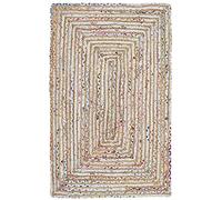 Safavieh Tapis Boho pour Salon, Salle à Manger, Chambre à Coucher - Cape Cod Collection, Tapis à Poil Court, Multi, 76 x 122 cm