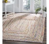Safavieh Tapis Boho pour Salon, Salle à Manger, Chambre à Coucher - Cape Cod Collection, Tapis à Poil Court, Multi, 90 x 90 cm