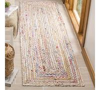 Safavieh Tapis Boho pour Salon, Salle à Manger, Chambre à Coucher - Cape Cod Collection, Tapis à Poil Court, Multi, 76 x 183 cm