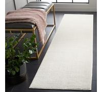 SAFAVIEH Tapis Boho pour Salon, Salle à Manger, Chambre à Coucher - Melody Collection, Tapis à Poil Court, Ivoire, 66 X 183 cm