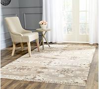 SAFAVIEH Tapis Boho Pour Salon, Salle à manger, Chambre à coucher - Natural Kilim Collection, Tapis à poil court, Gris et Multi, 91 X 152 cm