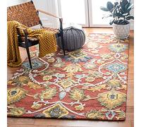 Safavieh Tapis Contemporain pour Salon, Salle à Manger, Chambre à Coucher - Blossum Collection, Tapis à Poil Court, Multi, 122 x 183 cm