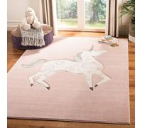 Safavieh Tapis Contemporain pour Salon, Salle à Manger, Chambre à Coucher - Carousel Kids Collection, Tapis à Poil Court, Multicolore, 160 x 230 cm