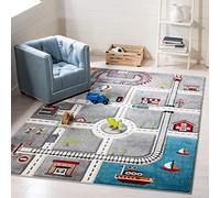 Safavieh Tapis Contemporain pour Salon, Salle à Manger, Chambre à Coucher - Carousel Kids Collection, Tapis à Poil Court, Multicolore, 160 x 160 cm