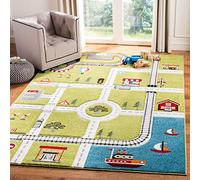 Safavieh Tapis Contemporain pour Salon, Salle à Manger, Chambre à Coucher - Carousel Kids Collection, Tapis à Poil Court, Multicolore, 122 x 183 cm