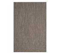 Safavieh Tapis Contemporain pour Salon, Salle à Manger, Chambre à Coucher - Courtyard Collection, Tapis à Poil Court, Noir et Beige, 79 X 152 Cm