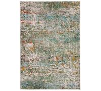 Safavieh Tapis Contemporain pour Salon, Salle à Manger, Chambre à Coucher - Madison Collection, Tapis à Poil Court, Vert et Turquoise, 66 x 122 cm