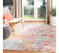 Safavieh Manjor Tapis tissé en polypropylène Gris/Rose 160 x 230 cm
