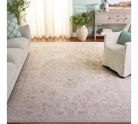 SAFAVIEH Tapis Contemporain Pour Salon, Salle à manger, Chambre à coucher - Reflection Collection, Tapis à poil court, Crème et Ivoire, 240 X 300 cm