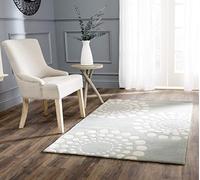 SAFAVIEH Tapis Contemporain Pour Salon, Salle à manger, Chambre à coucher - Soho Collection, Tapis à poil court, Beige et noir, 107 X 168 cm