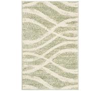 SAFAVIEH Tapis de Sol Vieilli pour Salon, Salle à Manger, Chambre à Coucher - Adirondack Collection, Tapis à Poil Court, Sauge et crème, 122 X 169 cm