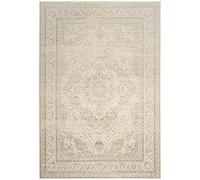 Safavieh Tapis d'inspiration Persane, Tissé Polyester et Viscose Tapis en Beige Clair / Crème