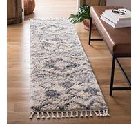 Safavieh Tapis d'intérieur Contemporain touffeté à la Main - Collection Abstraite ABT141 - Gris/Noir - 122 x 183 cm - pour Salon, Chambre à Coucher ou Tout Espace intérieur