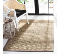 Safavieh Tapis en Fibres Naturelles Salon, Salle à Manger, Chambre à Coucher - Natural Fiber Collection, Tapis à Poil Court, Naturel, 183 x 274 cm