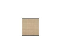 Safavieh Tapis en Fibres Naturelles Salon, Salle à Manger, Chambre à Coucher - Natural Fiber Collection, Tapis à Poil Court, Naturel et Noir, 122 x 122 cm