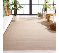 Safavieh Tapis en Fibres Naturelles Salon, Salle à Manger, Chambre à Coucher - Natural Fiber Collection, Tapis à Poil Court, Naturel et Beige, 244 X 305 cm