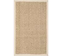 Safavieh Tapis en Fibres Naturelles Salon, Salle à Manger, Chambre à Coucher - Natural Fiber Collection, Tapis à Poil Court, Naturel et Beige, 76 x 122 cm